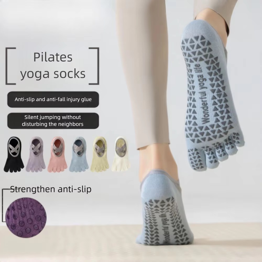 Женские хлопковые носки для йо – обзор и цена Pilates Yoga Grip Socks
