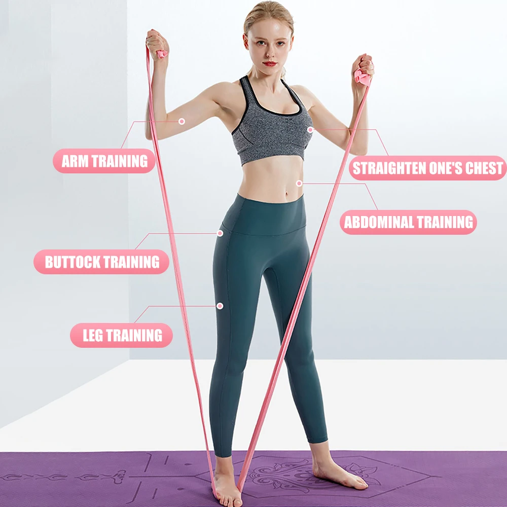 Эластичная резиновая лента для – обзор и цена Pilates Yoga Bar