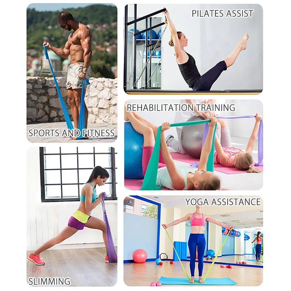 Эластичная резиновая лента для – обзор и цена Pilates Yoga Bar