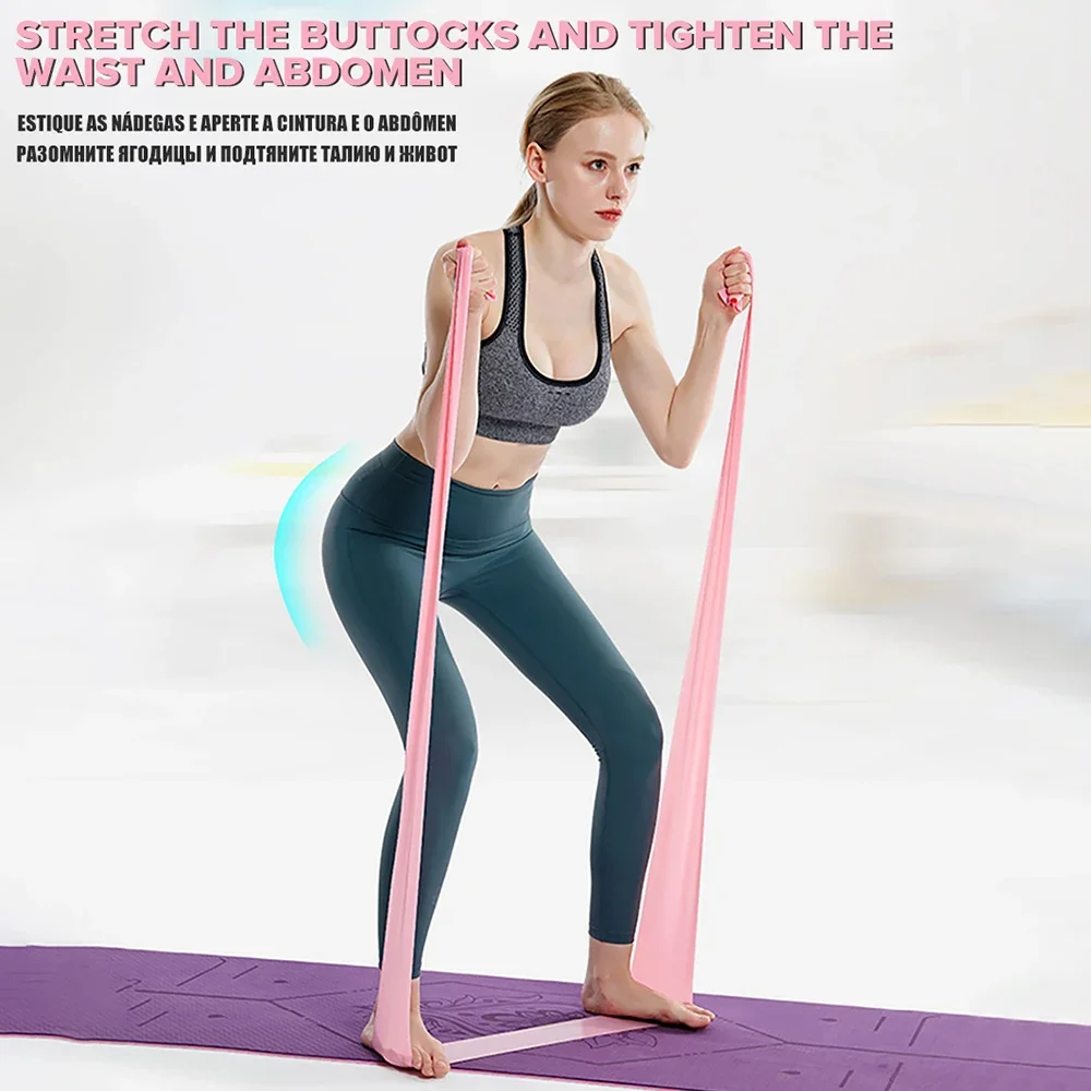 Эластичная резиновая лента для – обзор и цена Pilates Yoga Bar