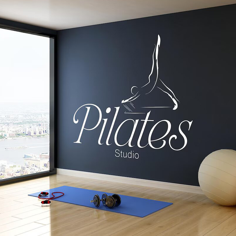 Наклейка для студии пилатеса,  – обзор и цена Pilates Yoga Quotes