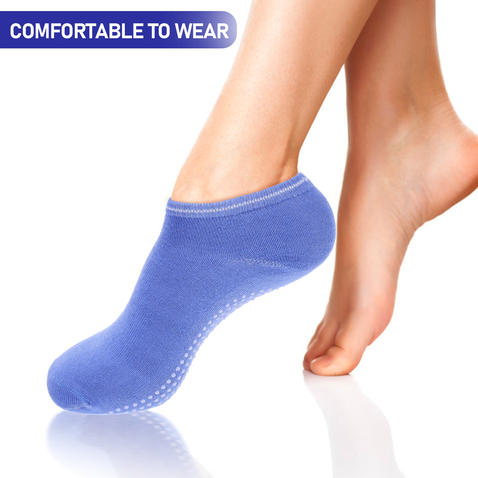 6 пар нескользящих носков для  – обзор и цена Pilates Yoga Grip Socks